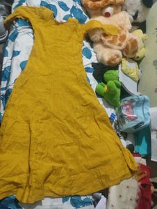 Beautiful Yellow Embroidered Anarkali Kurta