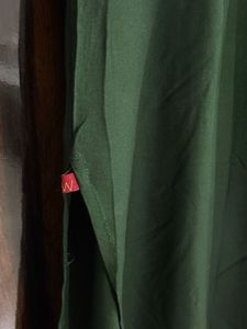 W Embroidered Green Kurta