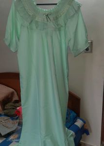 Light Green Smocked Nightgown