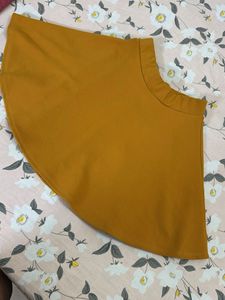 Mustard Skater Skirt