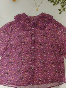 Chic Floral Print Long Sleeve Blouse💐✨