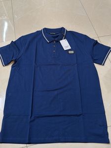 Balmain Navy Blue Polo TShirt