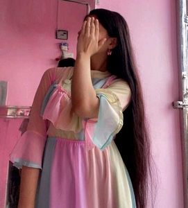 Pastel Tie-Dye  Dress