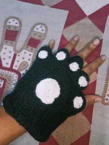 🐾Cute Paw Fingerless Gloves