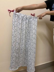 Floral Print Ethnic Skirt