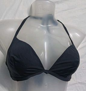 ⭐ Black Halter Neck Bikini Top