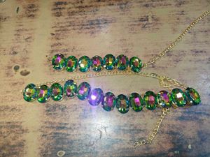 Sparkling Gemstone Jewellery Set