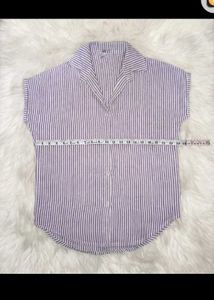 Pintresty Striped Sleeveless Shirt