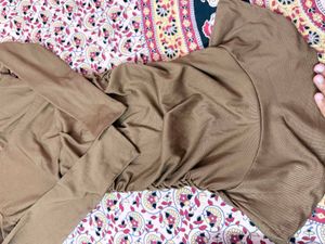 Brown Bodycon Mini Dress