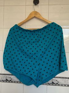 Comfortable Teal Pajama Shorts