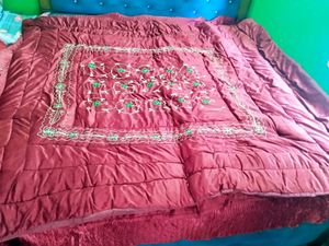 bridal embroidered bedding set