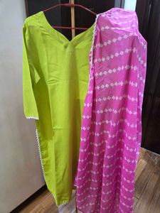 🎉Today only🎉Vibrant Kurta Set with Dupatta