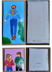 Handmade Stranger Things Art Set