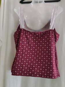 Charming Floral Print Camisole