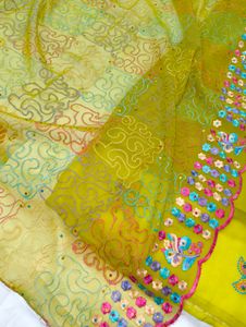 Beautiful Yellow Kurta Set with Dupatta