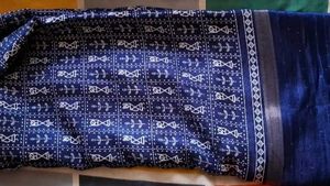 New Navy Blue saree with blouse piece
