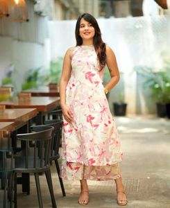 Floral Print Kurta Set