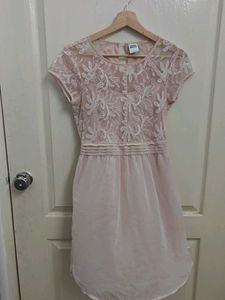 Elegant Lace Overlay Dress