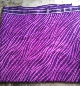 brand new Leheriya purple saree attached फॉल