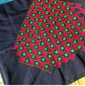 Boho Embroidered Tunic Top