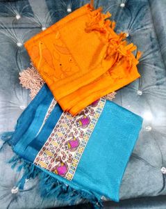 Colorful Elegant Dupatta ✨💙🧡 price Reduced 🤗