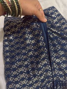 Elegant Navy Blue Lehenga Choli