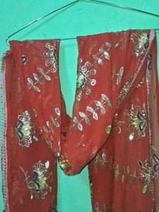 Elegant Red Dupatta🆕❤️