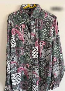 Patterned Long Sleeve Shirt