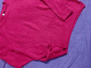 Magenta Knit Sweater