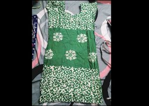 Green Ethnic Kurta