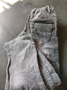 Gray Corduroy Pants