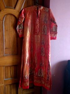 A Very Nice Orange Kurta