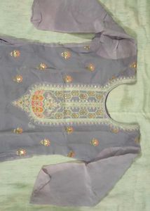 Lavender Kurta Set