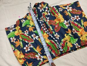 Tropical Floral Bikini Bottoms 🤎