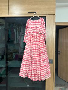 Boho Tiered Midi Skirt with blouse