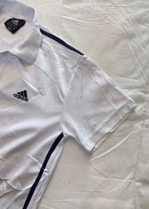 Adidas White Polo T-Shirt