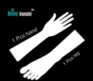 Acrylic Mehndi Hand and leg set of 2pcs