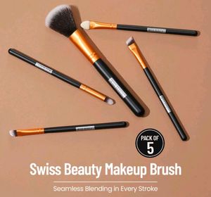 Swiss Beauty 5 Makeup Brush Set