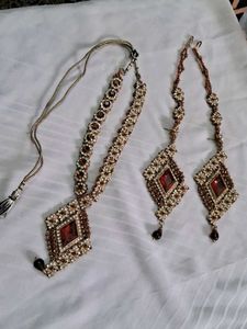 Exquisite Ethnic Necklace & Earring Set