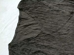 Textured V-Neck Top