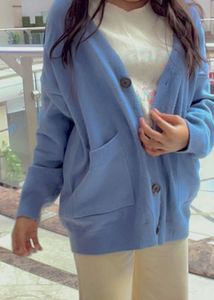 💙Blue Button-Down Knit Cardigan💙