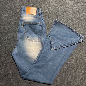Stylish Blue Flare Jeans