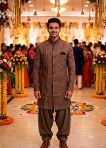 Elegant Brown Kurta Set