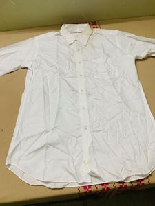 Men's White Button-Down Shirt