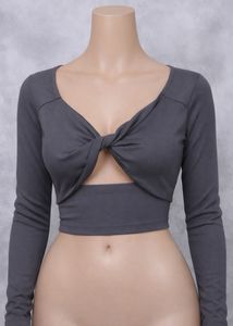 Twist Front Long Sleeve Top❤️