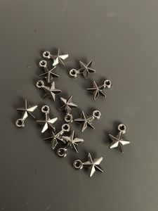 Silver Star Charms Bulk