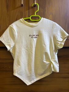 butter Yellow knot style top