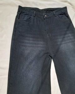 Classic Wide Leg  Dark Wash Jeans