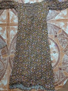 Vibrant Floral Print dress