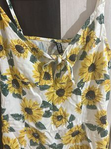 Sunflower Print Sundress